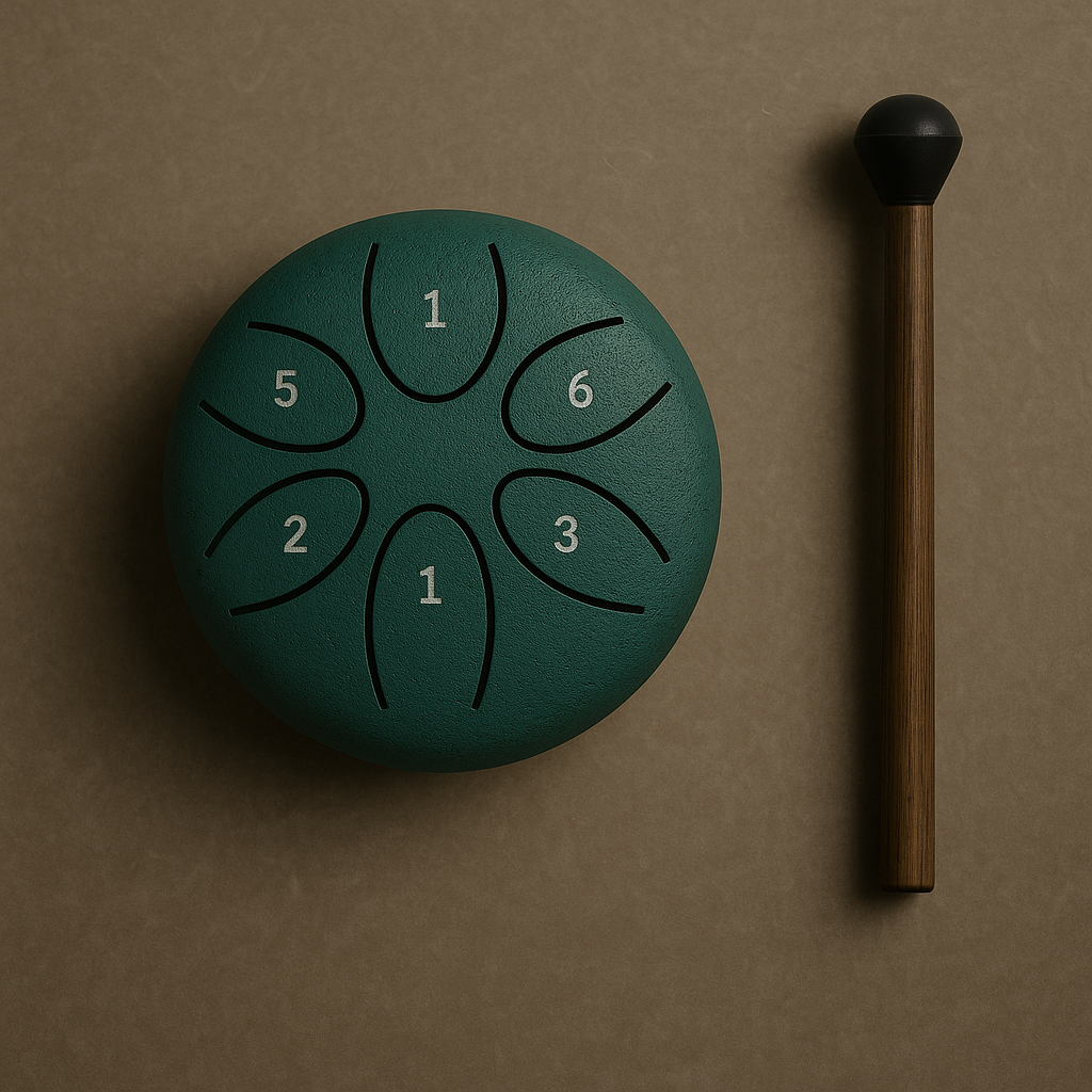 Mini Steel Tongue Drum – 6 Töne