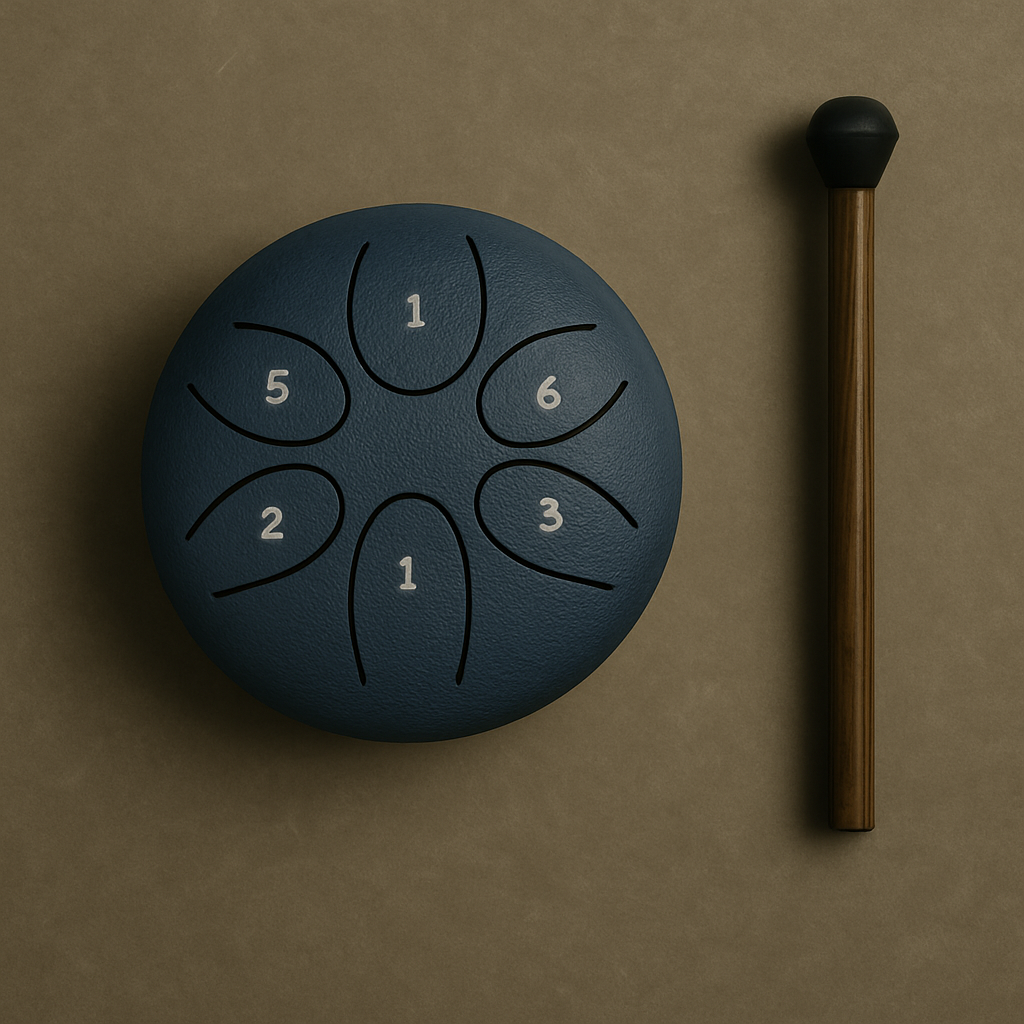 Mini Steel Tongue Drum – 6 Töne