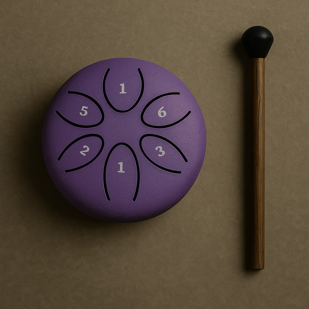 Mini Steel Tongue Drum – 6 Töne
