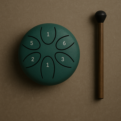 Mini Steel Tongue Drum – 6 Töne