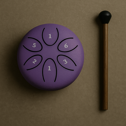 Mini Steel Tongue Drum – 6 Töne