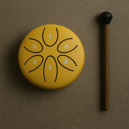 Mini Steel Tongue Drum – 6 Töne